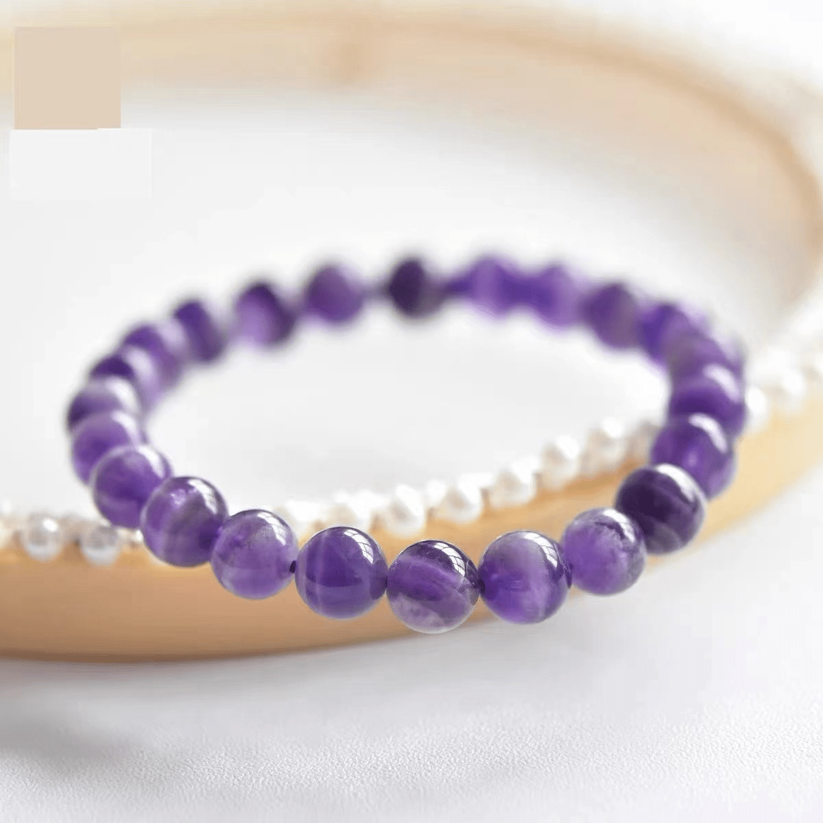 Natural Amethyst Bracelet Lavender Dream Crystal Bracelet - Mystic Crystal Shop
