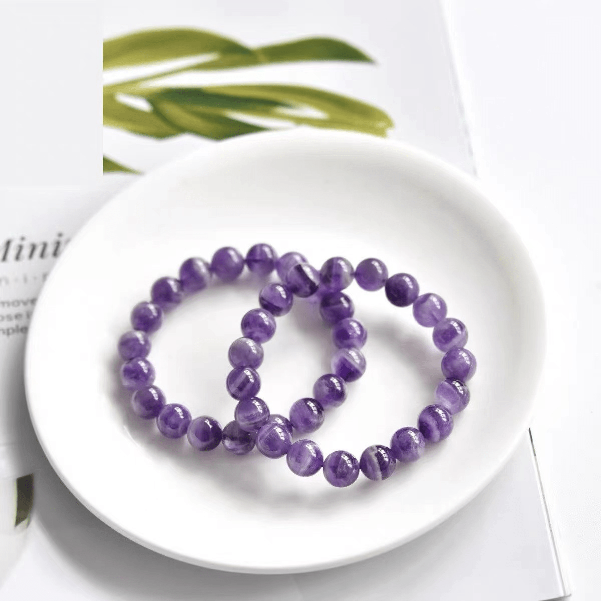 Natural Amethyst Bracelet Lavender Dream Crystal Bracelet - Mystic Crystal Shop